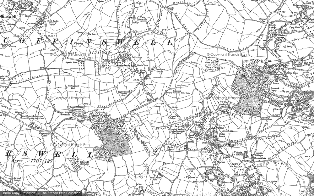 Old Map of Barton, 1904 in 1904