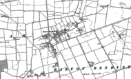 Old Map of Barton Bendish, 1883 - 1884