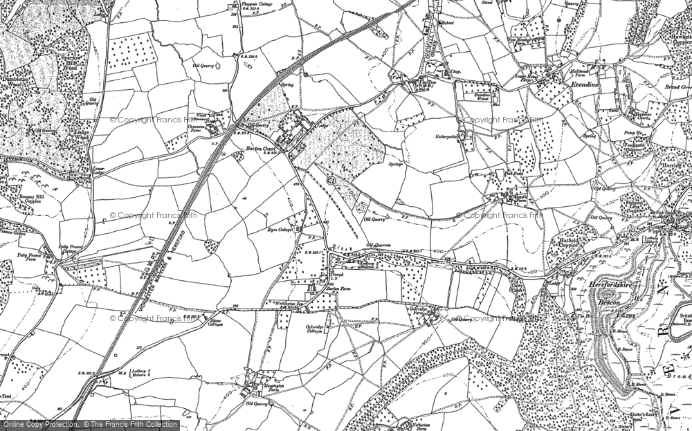 Old Map of Barton Court, 1903 in 1903
