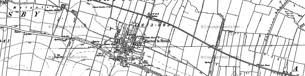 Old map of Barton Heights in 1889
