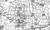 Old Map of Barton St David, 1885