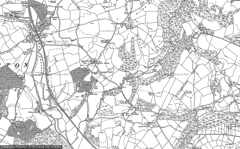 Old Map of Basford Green, 1879 - 1880 in 1879