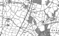 Old Map of Battlefield, 1881