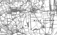Old Map of Baughton, 1883 - 1884
