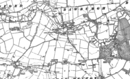 Old Map of Bawburgh, 1882 - 1905