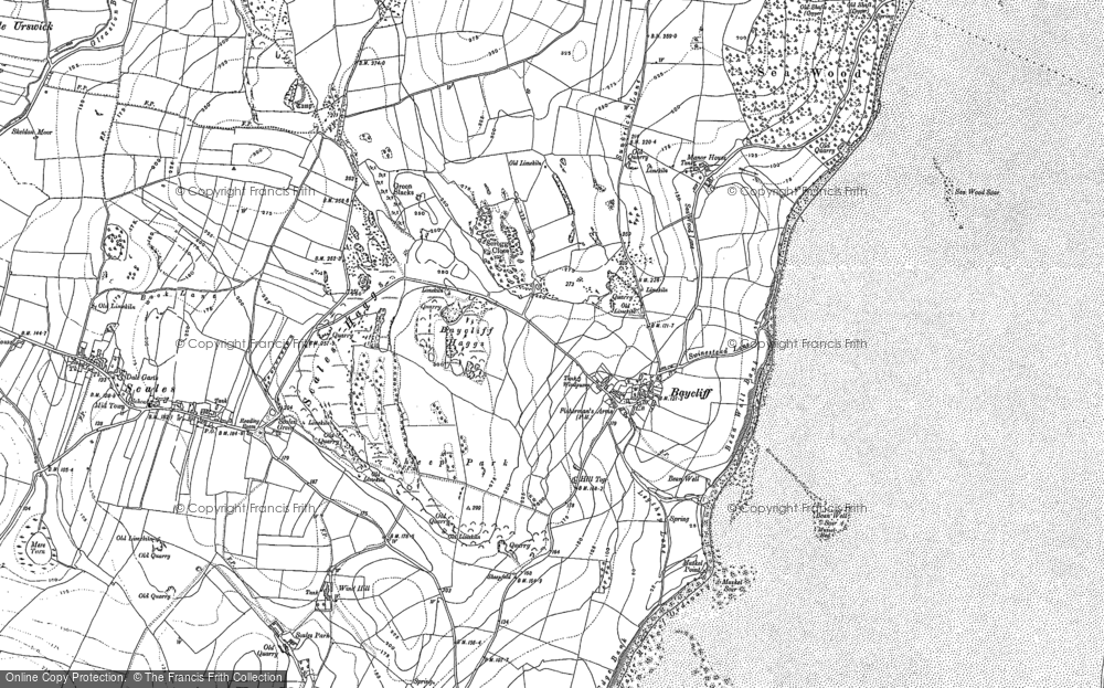 Old Map of Baycliff, 1847 - 1911 in 1847