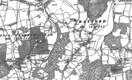 Old Map of Bayford, 1896