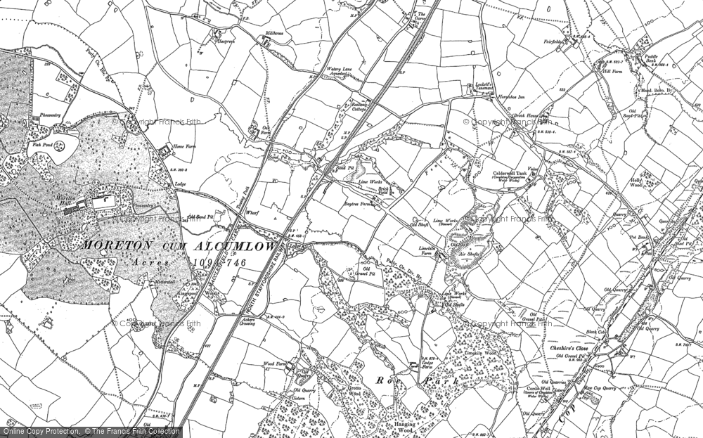 Old Map of Baytree Fm, 1908 in 1908