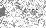 Old Map of Beachampton, 1898