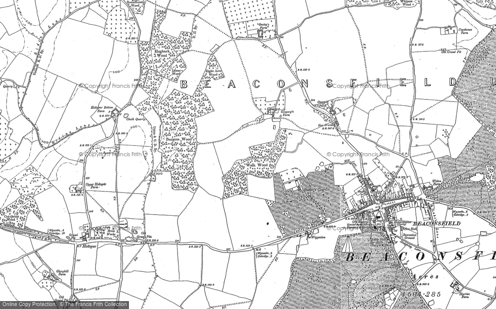 Old Map of Beaconsfield, 1897 - 1923 in 1897