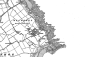 Old Map of Beadnell, 1896 - 1897