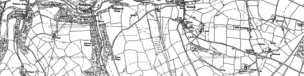 Old map of Bishops Rock in 1905