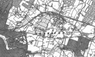 Old Map of Bearsted, 1867 - 1896