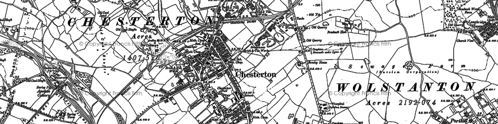 Old map of Beasley in 1898