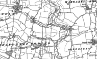 Old Map of Beauchamp Roding, 1895