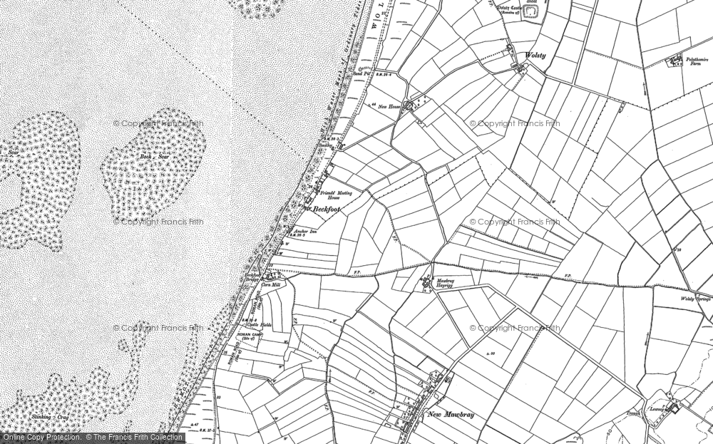 Old Map of Beckfoot, 1923 - 1924 in 1923