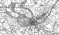 Old Map of Bedale, 1890 - 1891