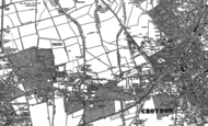 Old Map of Beddington, 1895