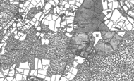 Old Map of Bedgebury Cross, 1907
