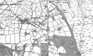 Old Map of Bednall Head, 1881 - 1884