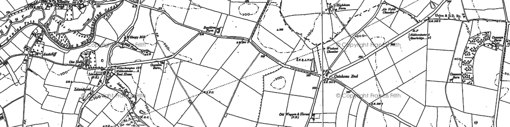 Old map of Beech Tree in 1882
