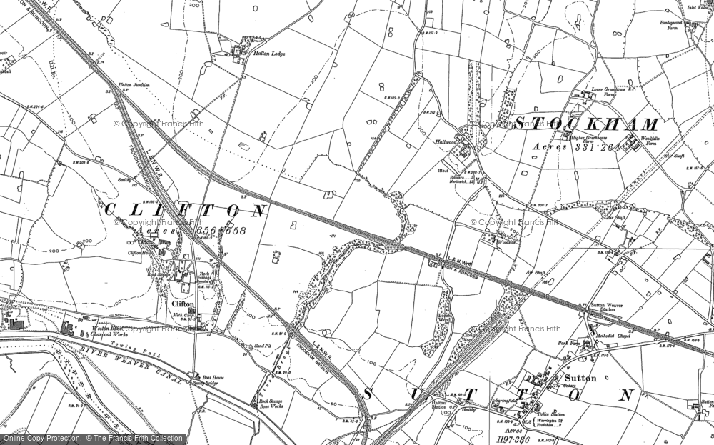 Old Map of Beechwood, 1879 - 1908 in 1879