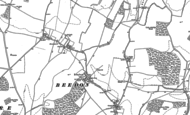 Old Map of Beedon, 1898
