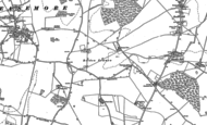 Old Map of Beedon Common, 1898