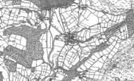 Old Map of Beeley, 1879