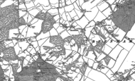 Old Map of Beenham, 1898