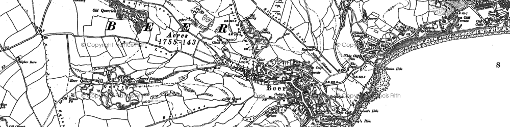 Old map of Beer Roads in 1903