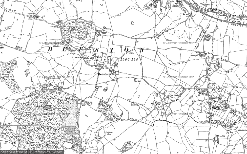 Old Map of Beeston, 1897 in 1897