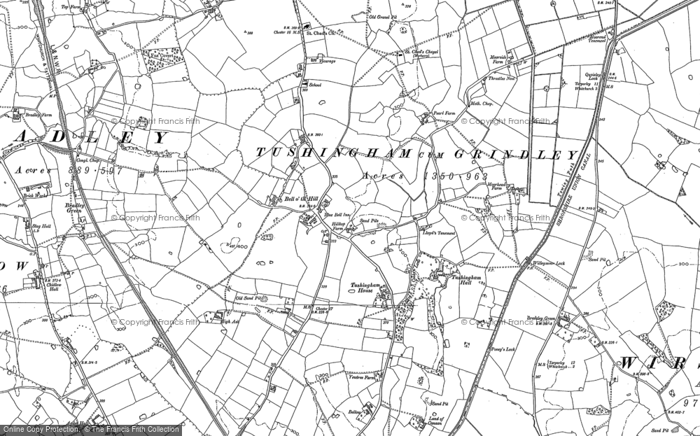 Old Map of Bell o' th' Hill, 1897 - 1909 in 1897