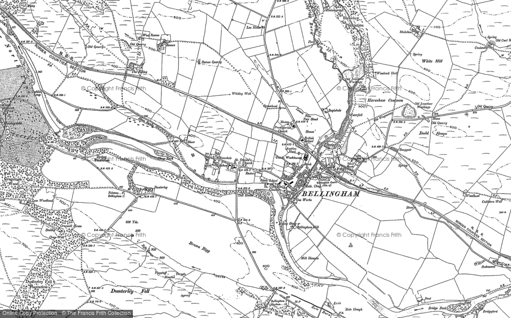 Old Map of Bellingham, 1895 in 1895