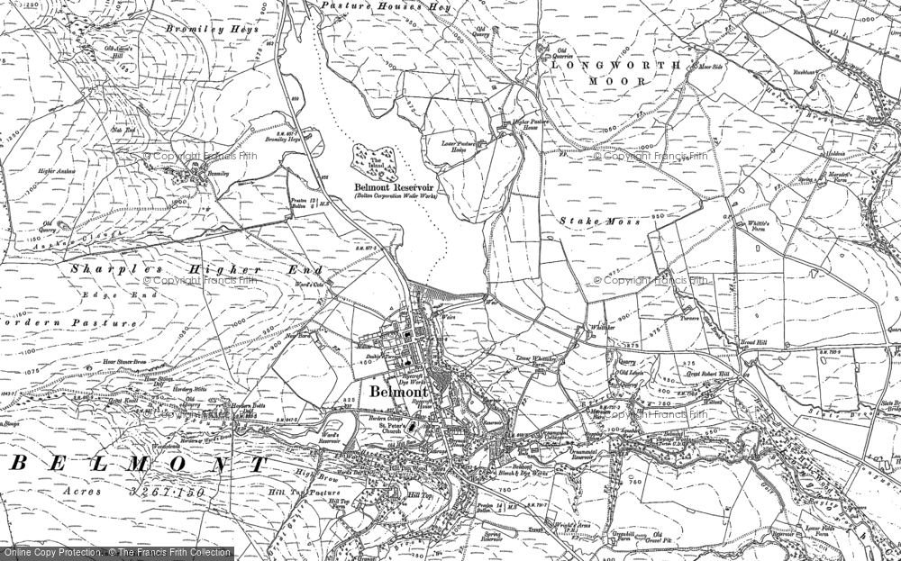Old Map of Historic Map covering Bromiley in 1892