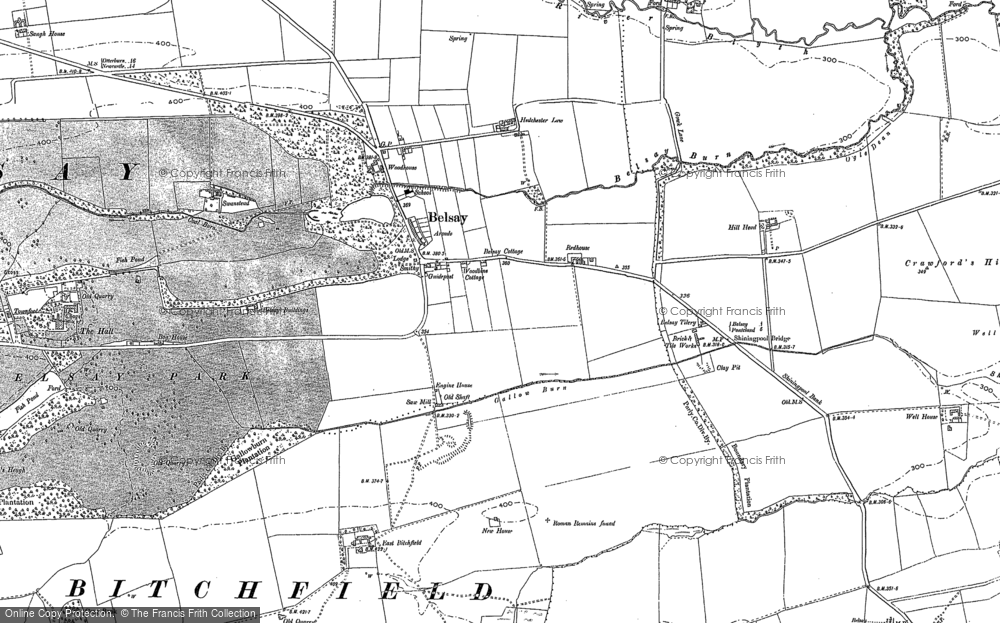 Old Map of Historic Map covering West Newham in 1895