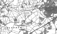 Old Map of Belstead, 1881 - 1882