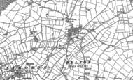 Old Map of Belton, 1883 - 1901