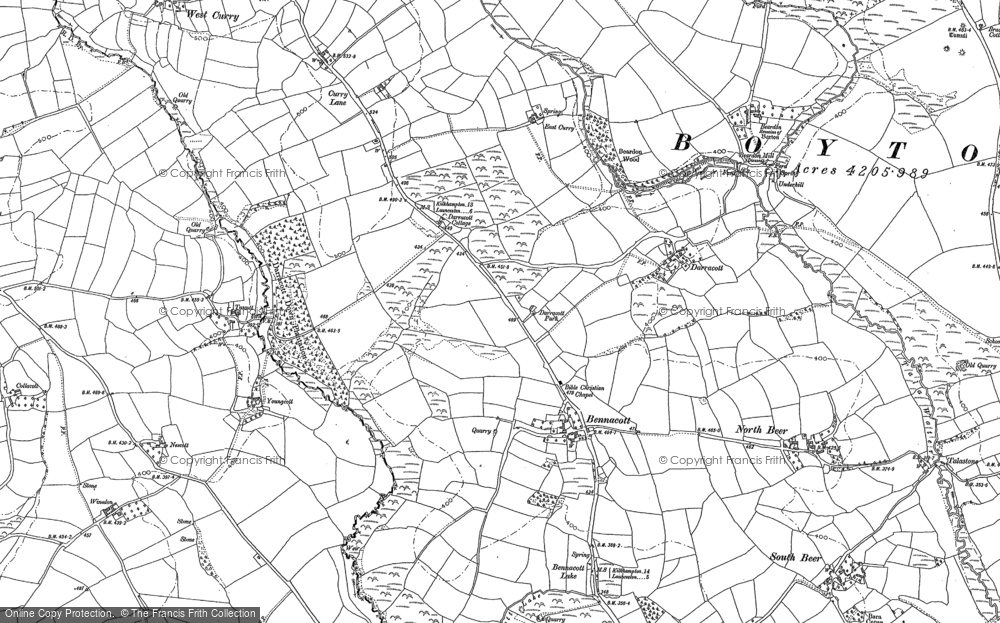 Old Map of Historic Map covering Winsdon in 1882