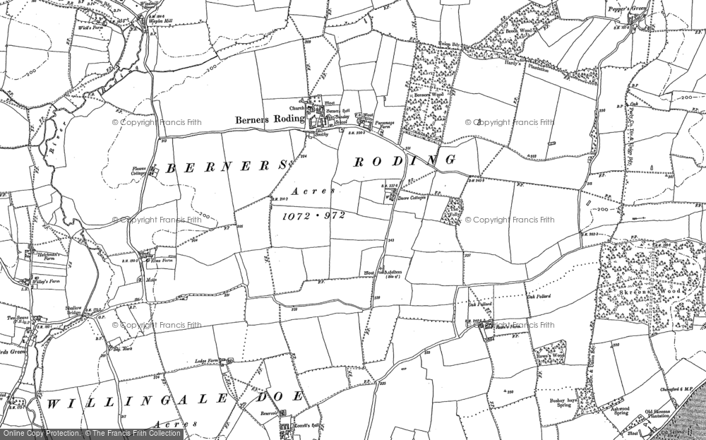 Old Map of Historic Map covering Whaypules in 1895