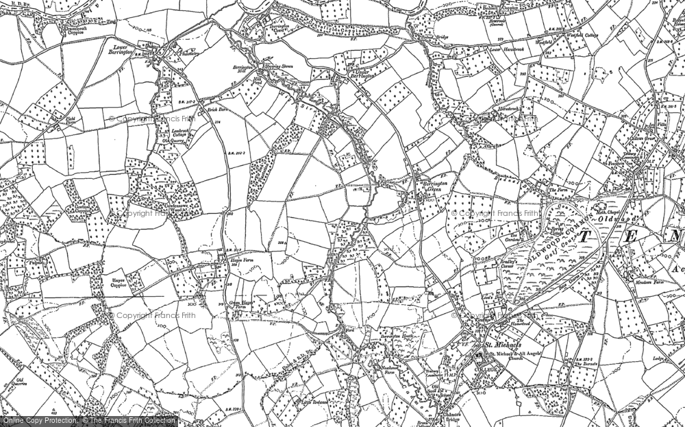 Old Map of Berrington Green, 1902 in 1902