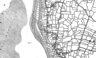 Old Map of Berrow, 1884