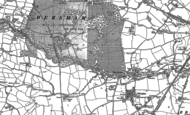 Old Map of Bersham, 1898