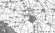 Old Map of Bessingham, 1883