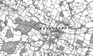 Old Map of Bethersden, 1896