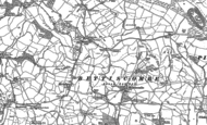 Old Map of Bettiscombe, 1887