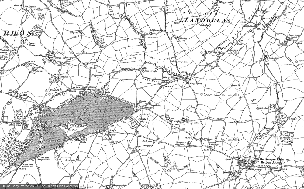 Old Map of Betws-yn-Rhos, 1898 - 1911 in 1898