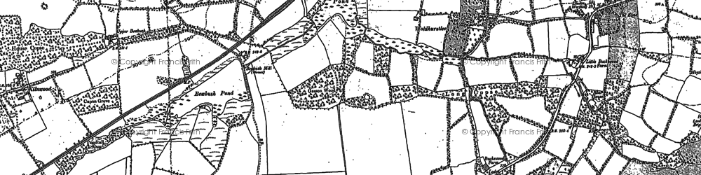 Old map of Bewbush in 1895