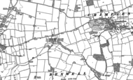 Old Map of Bexwell, 1884 - 1886