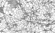 Old Map of Bickington, 1885 - 1887